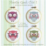 (image for) Stitch & a Hoop Pattern:Hooties Geek Chic I